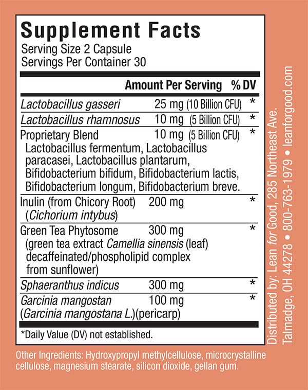Leanbiome label